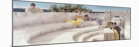 Under the Roof of Blue Ionian Weather, 1901 (Colour Litho)-Sir Lawrence Alma-Tadema-Mounted Giclee Print