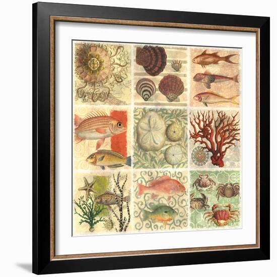 Under The Sea I-null-Framed Art Print