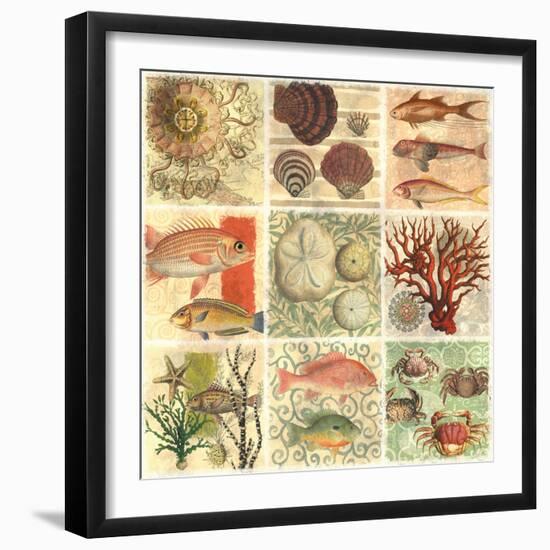 Under The Sea I-null-Framed Art Print