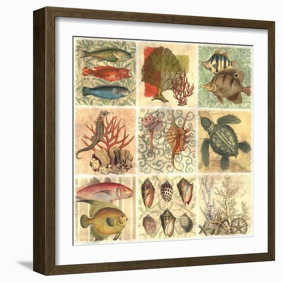 Under The Sea II-null-Framed Art Print