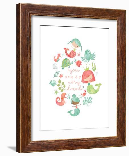 Under the Sea Mermaids-Heather Rosas-Framed Premium Giclee Print