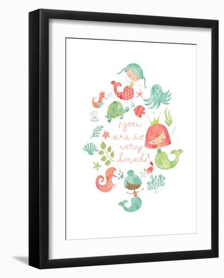 Under the Sea Mermaids-Heather Rosas-Framed Premium Giclee Print