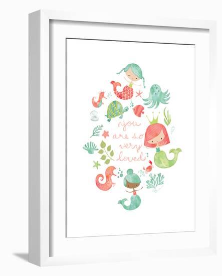 Under the Sea Mermaids-Heather Rosas-Framed Premium Giclee Print