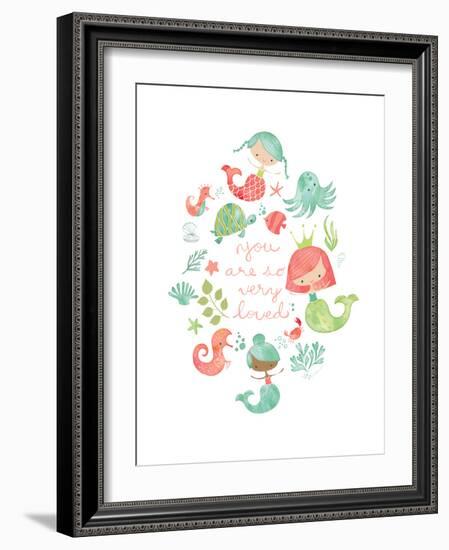 Under the Sea Mermaids-Heather Rosas-Framed Premium Giclee Print