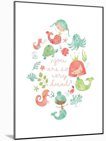 Under the Sea Mermaids-Heather Rosas-Mounted Art Print