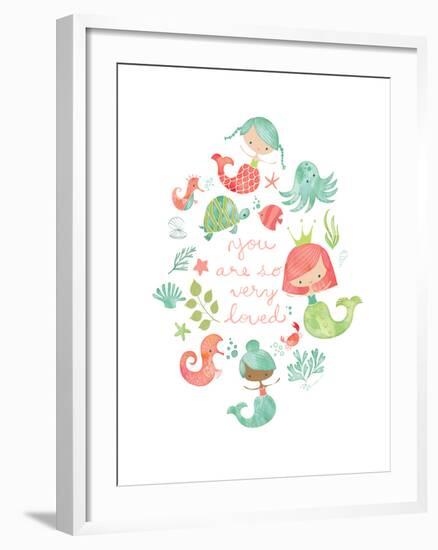 Under the Sea Mermaids-Heather Rosas-Framed Art Print