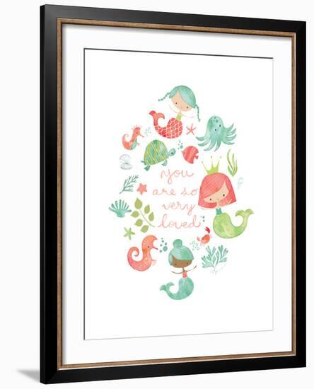 Under the Sea Mermaids-Heather Rosas-Framed Art Print