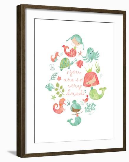 Under the Sea Mermaids-Heather Rosas-Framed Art Print