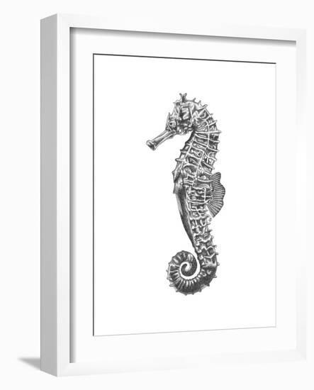 Under The Sea - Seahorse-Lucy Francis-Framed Art Print