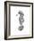Under The Sea - Seahorse-Lucy Francis-Framed Art Print