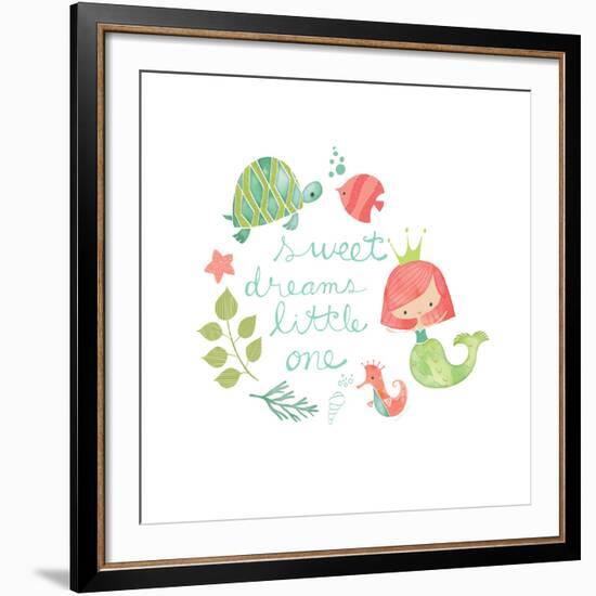 Under the Sea Sweet Dreams-Heather Rosas-Framed Art Print