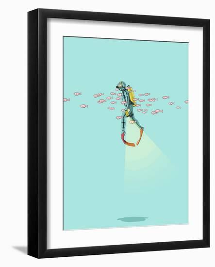 Under the Sea-Jason Ratliff-Framed Giclee Print