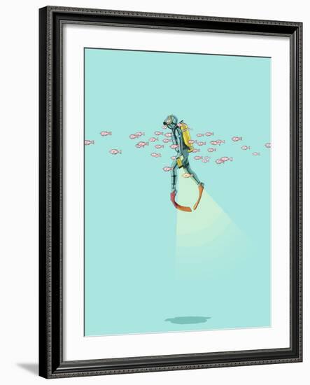 Under the Sea-Jason Ratliff-Framed Giclee Print