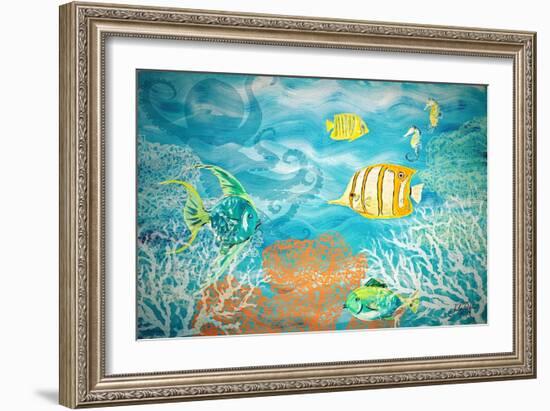 Under the Sea-Julie DeRice-Framed Premium Giclee Print