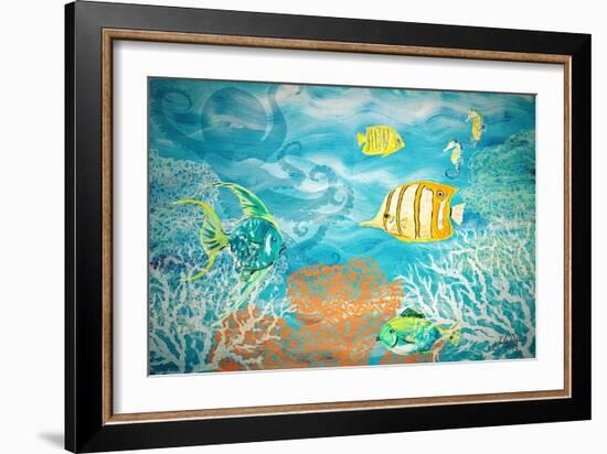 Under the Sea-Julie DeRice-Framed Premium Giclee Print