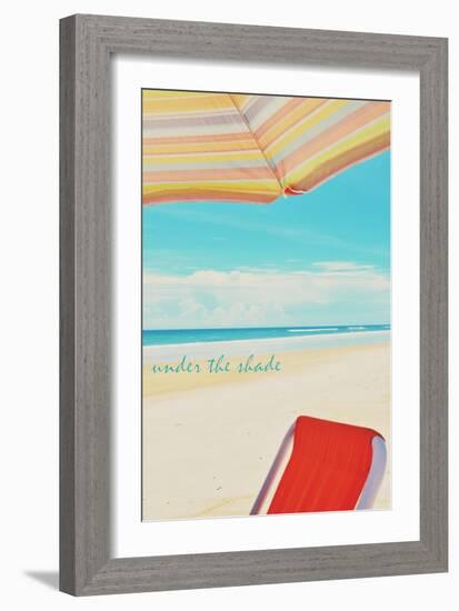 Under the Shade-Gail Peck-Framed Art Print