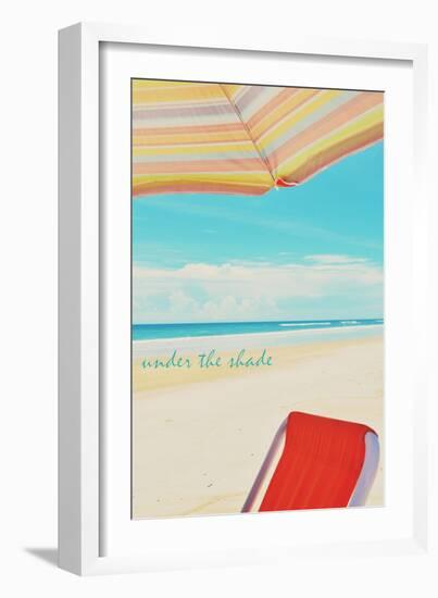 Under the Shade-Gail Peck-Framed Art Print