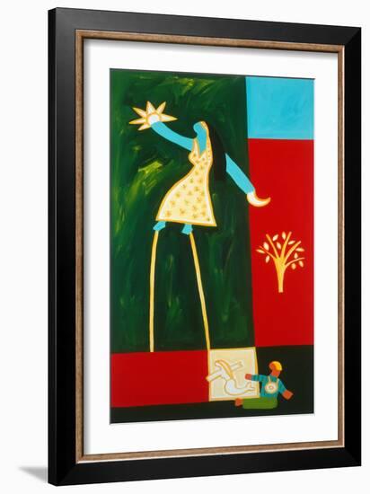 Under the Sun, 2002 (Oil on Linen)-Cristina Rodriguez-Framed Giclee Print