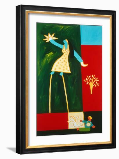 Under the Sun, 2002 (Oil on Linen)-Cristina Rodriguez-Framed Giclee Print