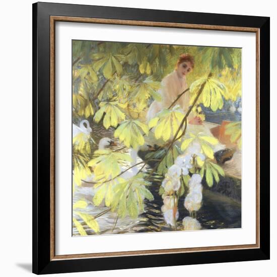 Under the Tree-Gaston De Latouche-Framed Giclee Print