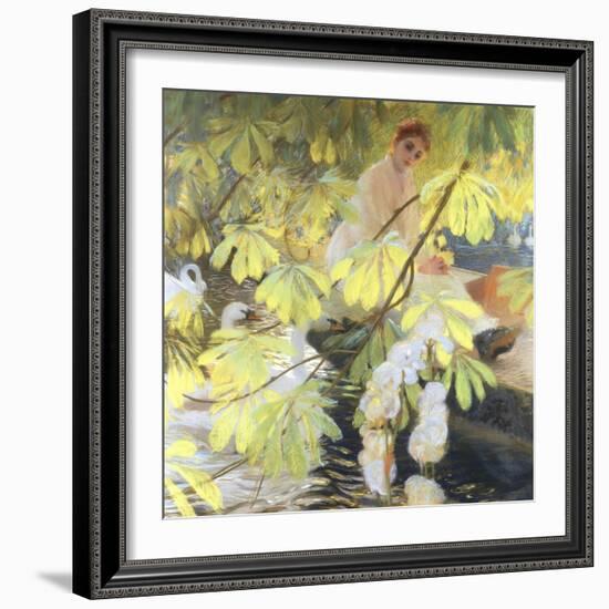 Under the Tree-Gaston De Latouche-Framed Giclee Print