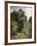 Under the Trees, 1864 (Oil on Board)-Camille Pissarro-Framed Giclee Print