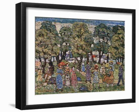 Under The Trees-Maurice Prendergast-Framed Giclee Print