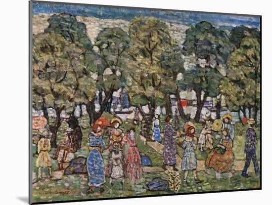 Under The Trees-Maurice Prendergast-Mounted Giclee Print