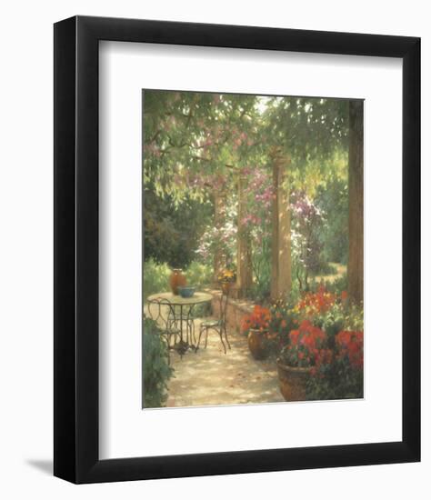 Under the Trellis-Allan Myndzak-Framed Art Print