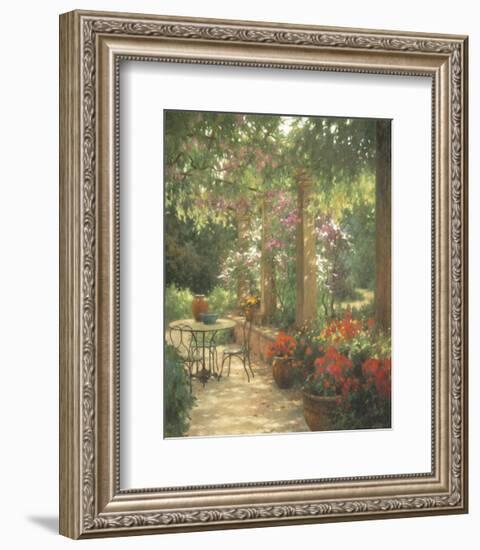 Under the Trellis-Allan Myndzak-Framed Art Print