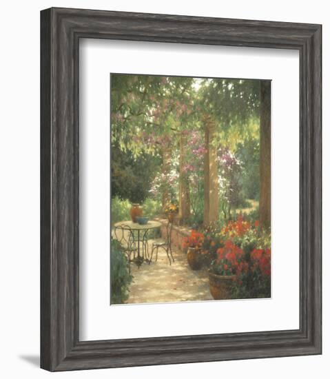 Under the Trellis-Allan Myndzak-Framed Art Print