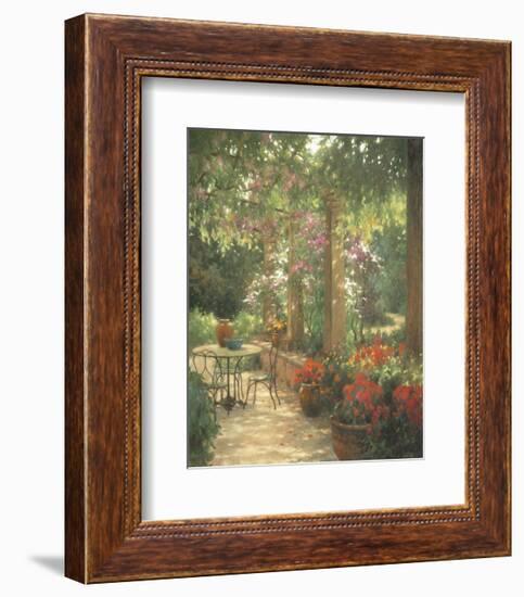 Under the Trellis-Allan Myndzak-Framed Art Print