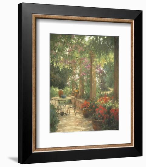 Under the Trellis-Allan Myndzak-Framed Art Print