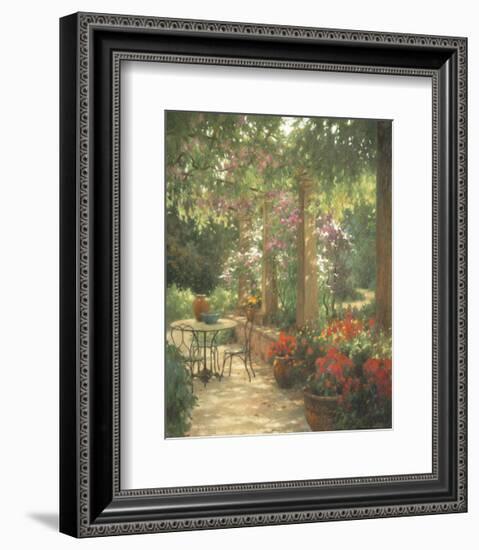 Under the Trellis-Allan Myndzak-Framed Art Print