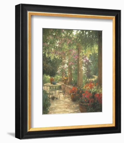 Under the Trellis-Allan Myndzak-Framed Art Print