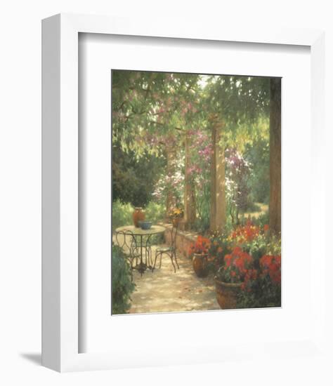 Under the Trellis-Allan Myndzak-Framed Art Print