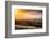 Under the Tuscan Sunset-George Oze-Framed Photographic Print