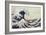 Under the Wave Off Kanagawa, 1831-1834-Katsushika Hokusai-Framed Giclee Print