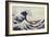 Under the Wave Off Kanagawa, 1831-1834-Katsushika Hokusai-Framed Giclee Print