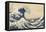 Under the Wave Off Kanagawa, 1831-34-Katsushika Hokusai-Framed Premier Image Canvas