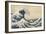 Under the Wave Off Kanagawa, 1831-34-Katsushika Hokusai-Framed Giclee Print