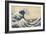 Under the Wave Off Kanagawa, 1831-34-Katsushika Hokusai-Framed Giclee Print