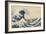 Under the Wave Off Kanagawa, 1831-34-Katsushika Hokusai-Framed Giclee Print