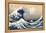 Under the Wave off Kanagawa by Hokusai-Fine Art-Framed Premier Image Canvas