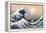 Under the Wave off Kanagawa by Hokusai-Fine Art-Framed Premier Image Canvas