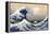 Under the Wave off Kanagawa by Hokusai-Fine Art-Framed Premier Image Canvas