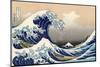 Under the Wave off Kanagawa by Hokusai-Fine Art-Mounted Photographic Print