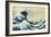 Under the Wave, Off Kanagawa-Katsushika Hokusai-Framed Art Print