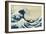 Under the Wave, Off Kanagawa-Katsushika Hokusai-Framed Premium Giclee Print