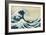 Under the Wave, Off Kanagawa-Katsushika Hokusai-Framed Art Print